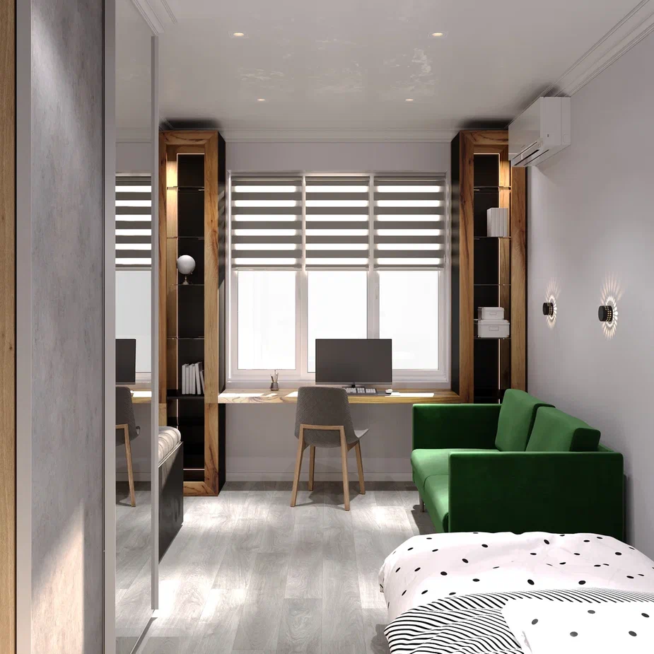 Фото № 13: Сочетание цветов в интерьере с зеленым оттенком: 20 стильных идей