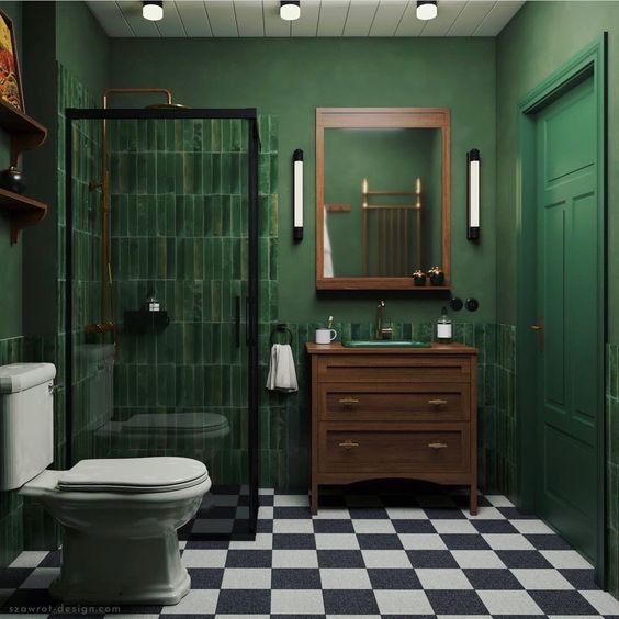 Фото № 24: Сочетание цветов в интерьере с зеленым оттенком: 20 стильных идей