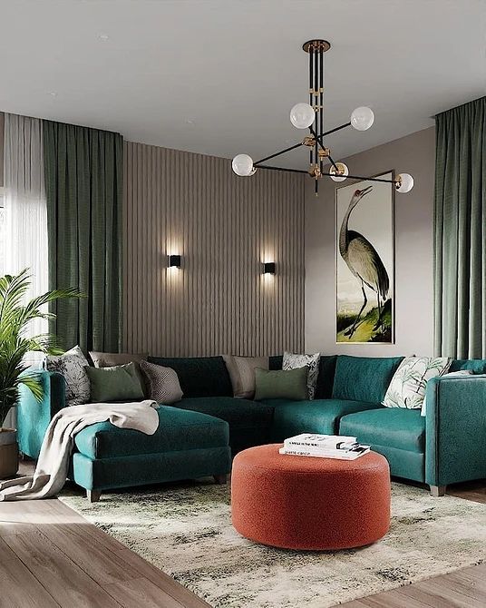 Фото № 10: Сочетание бирюзового цвета в интерьере: 20 необычных идей