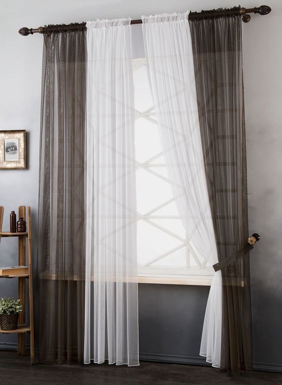 Фото № 10: Тюль в современном интерьере: лучшие идеи стильного оформления окон