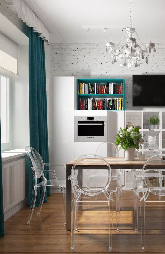 Фото № 15: Компактная мебель для маленькой кухни: 15 вариантов