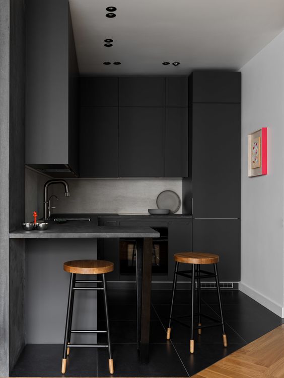 Фото № 12: Компактная мебель для маленькой кухни: 15 вариантов