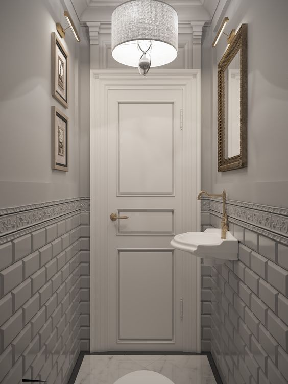 Фото № 12: 20 вариантов оформления ванной в сером цвете