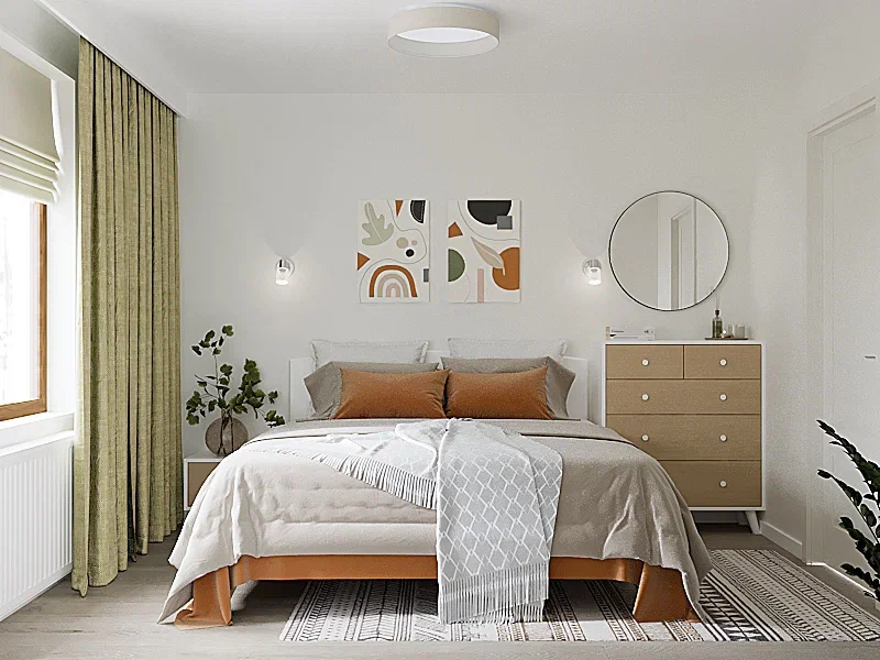 Фото № 15: Как дополнить интерьер с помощью ковра: 25 уютных примеров