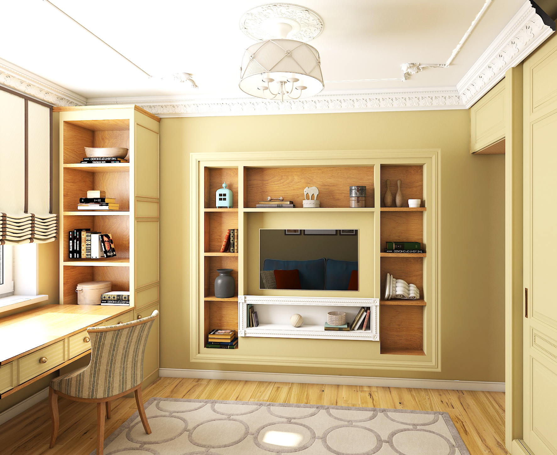 Фото № 13: Как оформить потолок лепниной: 15 неожиданных и прекрасных идей