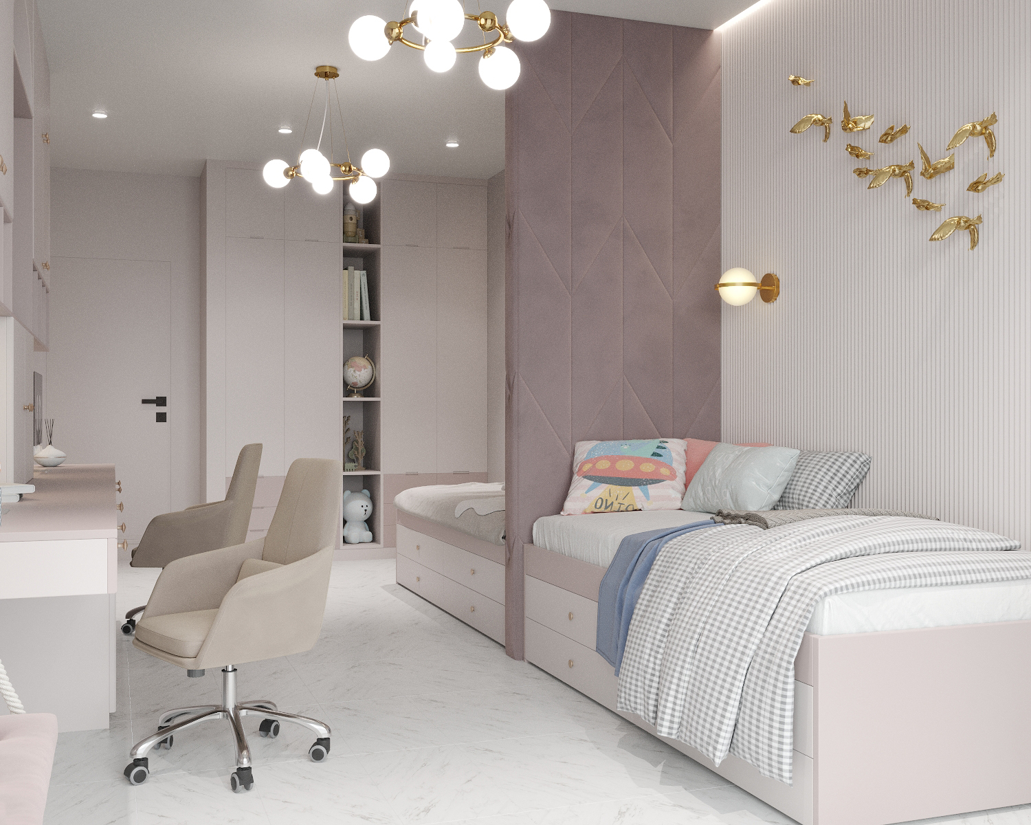 Фото № 3: Правильное освещение в детской комнате: восемь важных советов от профи