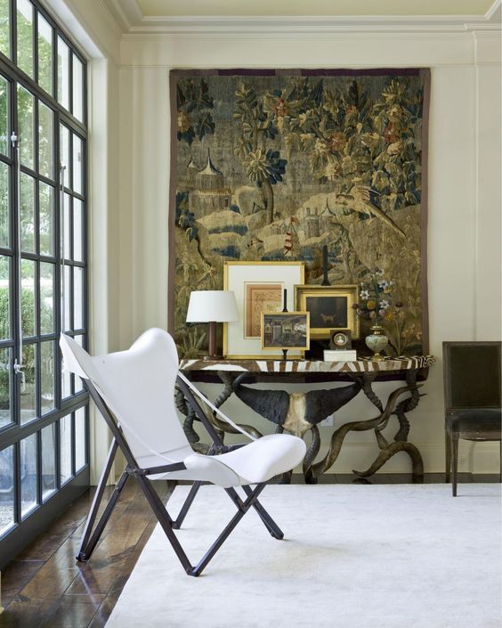 Фото № 4: Гобелены в современном интерьере: 25 удачных решений