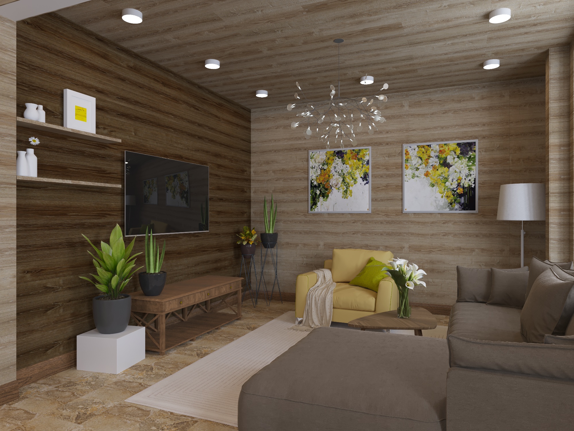 Фото № 14: Гобелены в современном интерьере: 25 удачных решений