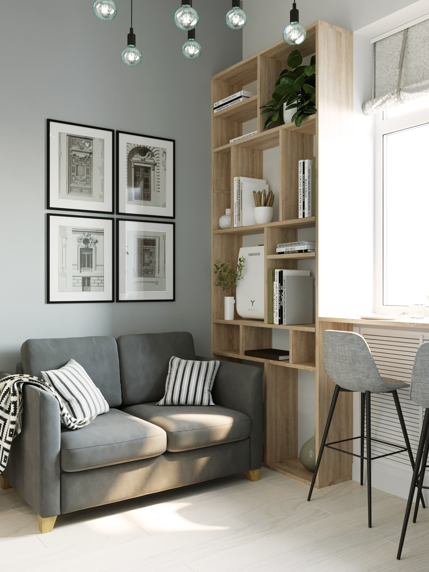 Фото № 1: Компактный функционализм: квартира под сдачу