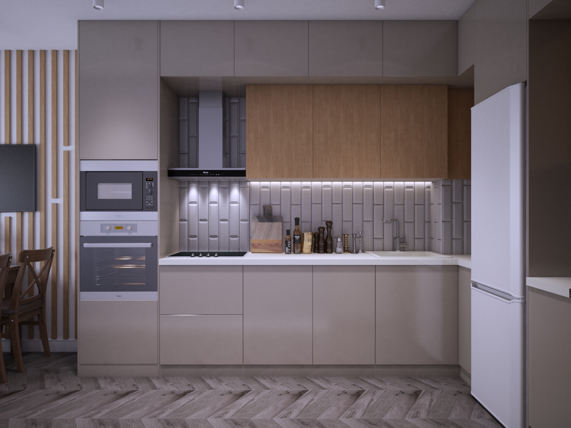 Фото № 5: Невероятная геометрия: 9 способов укладки плитки «кабанчик»