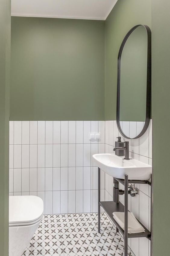 Фото № 4: Невероятная геометрия: 9 способов укладки плитки «кабанчик»