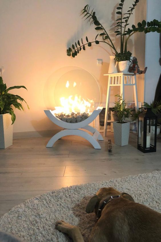 Фото № 10: Биокамин в интерьере: 15 удачных воплощений