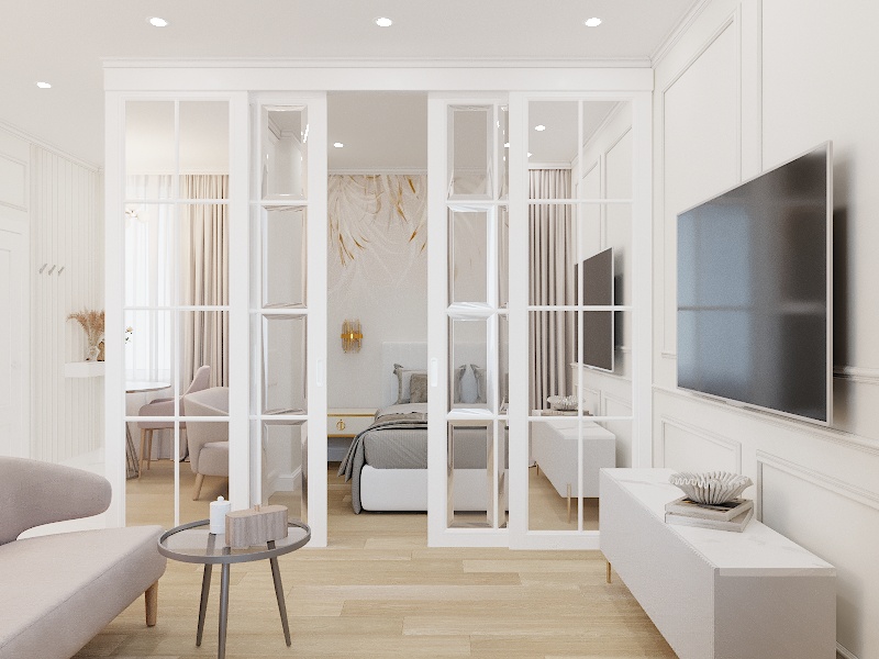 Фото № 3: Ширмы и перегородки для комнаты: 22 необычные идеи