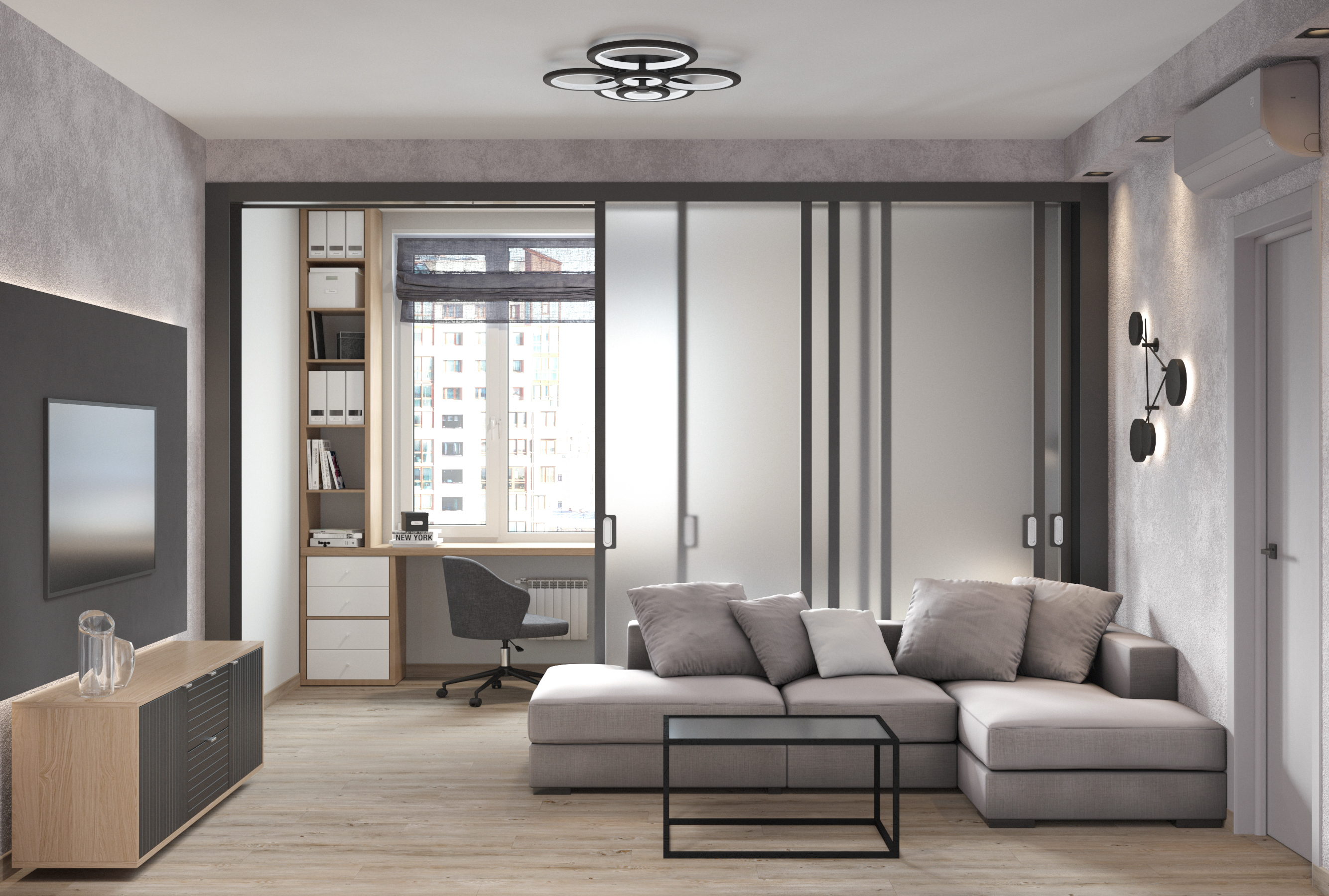 Фото № 21: Ширмы и перегородки для комнаты: 22 необычные идеи