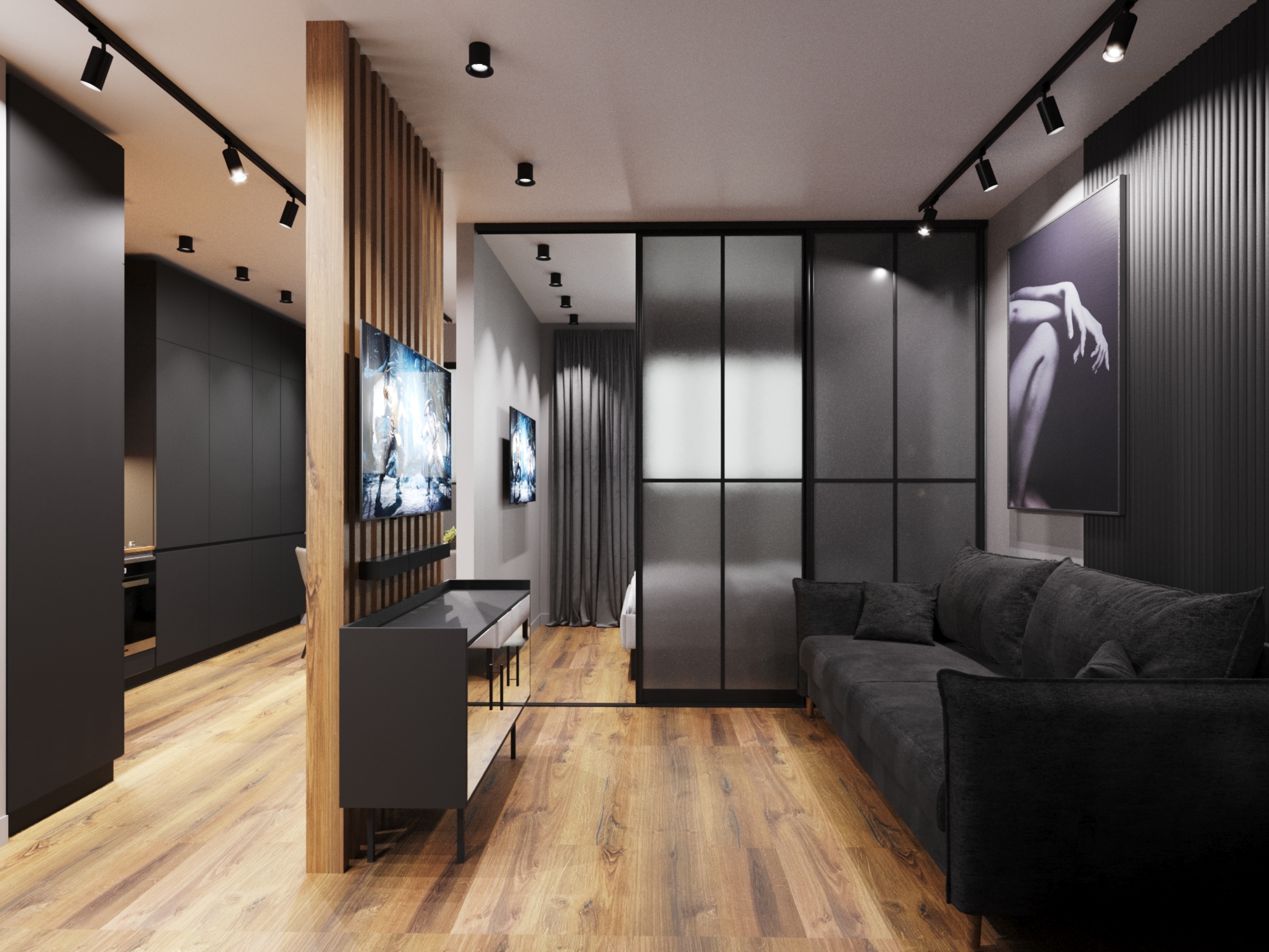 Фото № 19: Ширмы и перегородки для комнаты: 22 необычные идеи