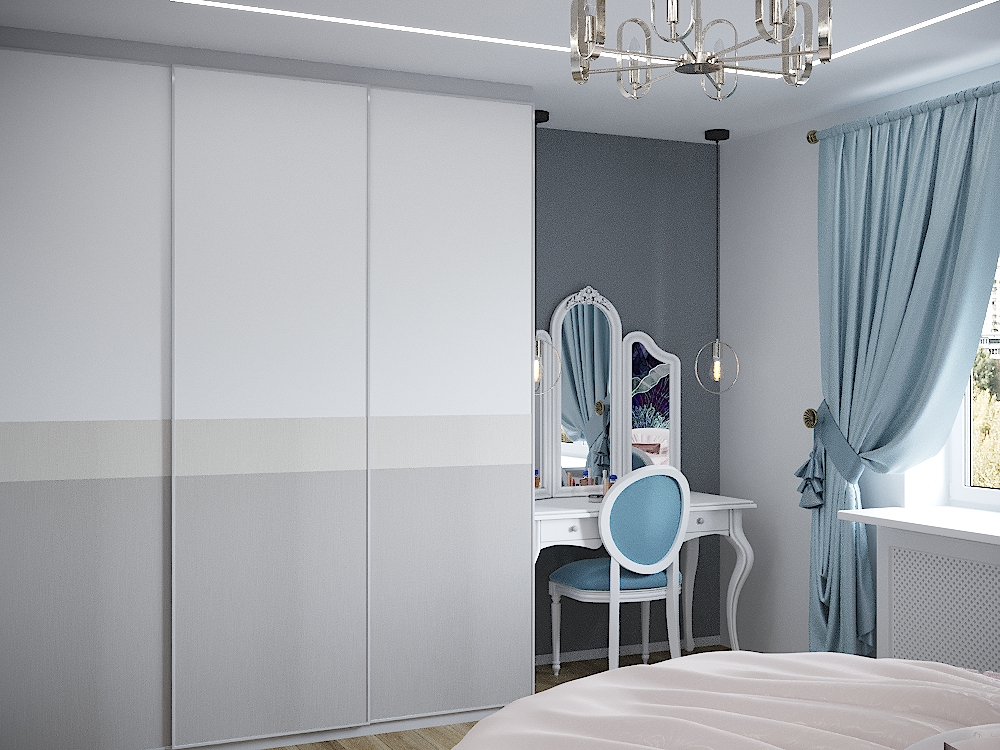 Фото № 3: 18 стильных спален с угловым шкафом