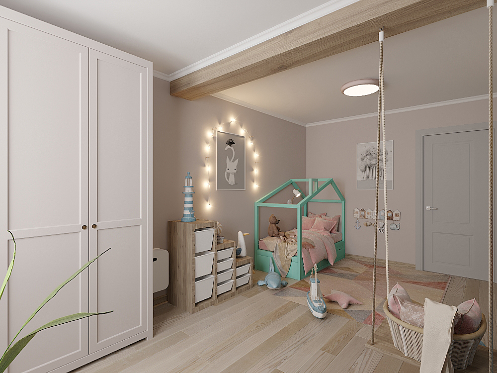 Фото № 14: 18 стильных спален с угловым шкафом