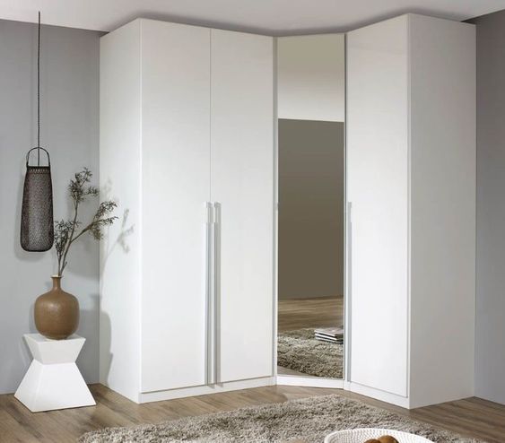 Фото № 12: 18 стильных спален с угловым шкафом