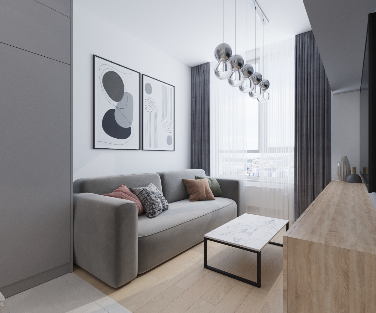 Фото № 1: Дизайн однокомнатной квартиры: идеи и советы от ReRooms