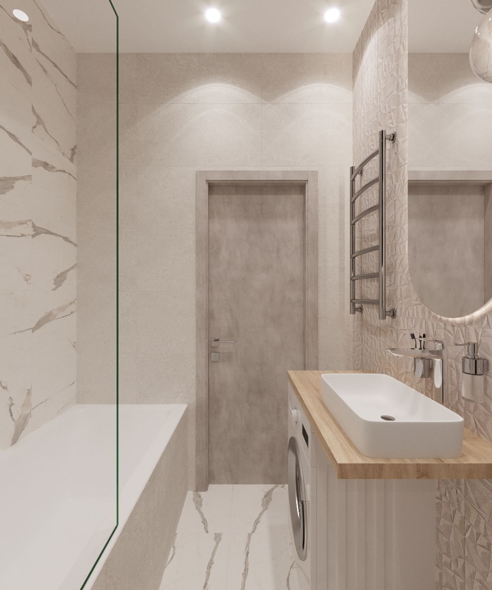 Фото № 11: Дизайн однокомнатной квартиры: идеи и советы от ReRooms