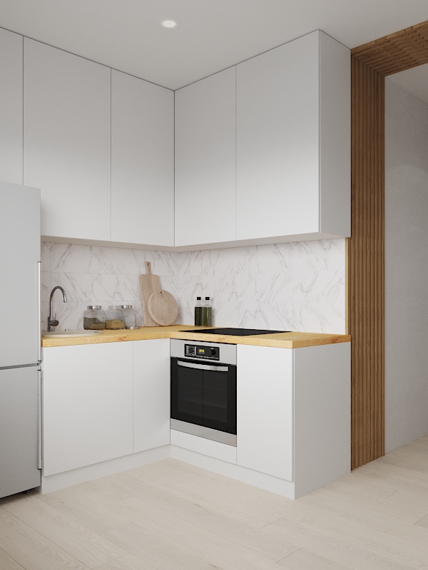 Фото № 13: 14 современных идей дизайна угловой кухни