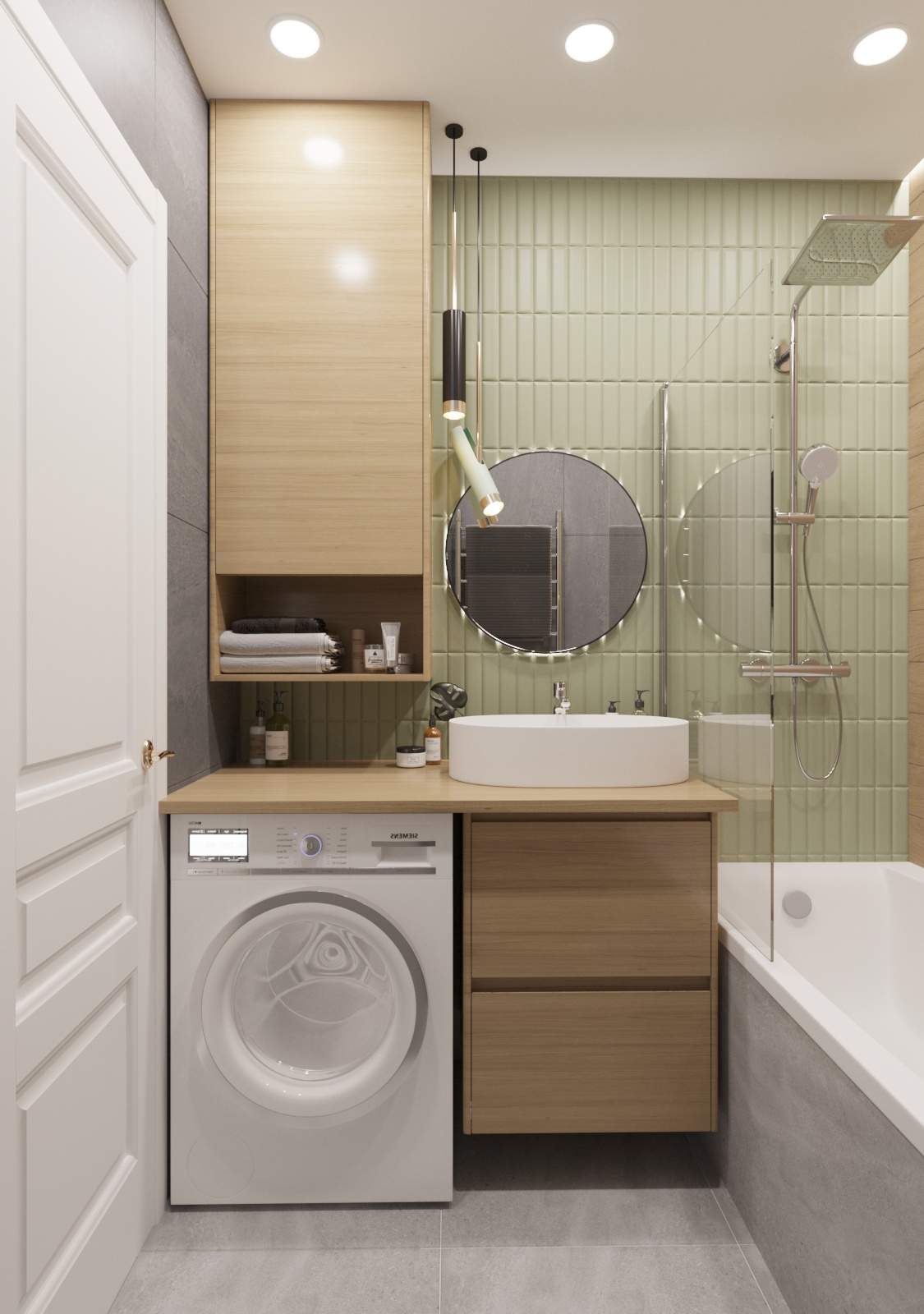 Фото № 5: Дизайн двушки-«распашонки» в панельном доме серии П-44Т