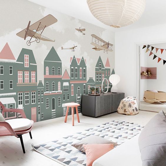 Фото № 5: Обои с изображением города: 33 примера в интерьере