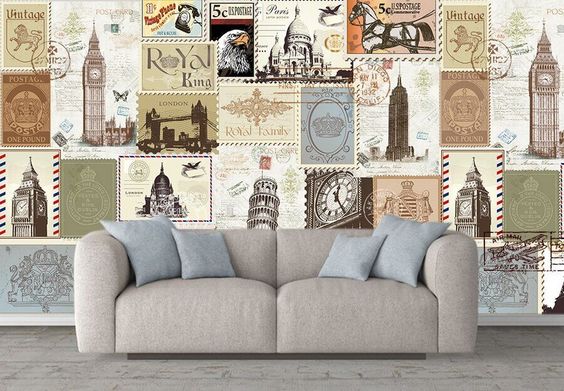 Фото № 12: Обои с изображением города: 33 примера в интерьере