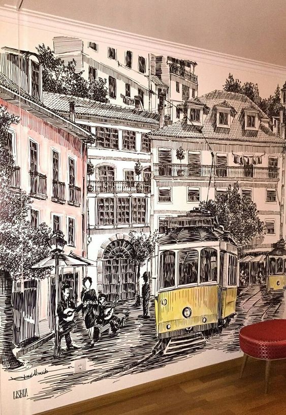 Фото № 14: Обои с изображением города: 33 примера в интерьере