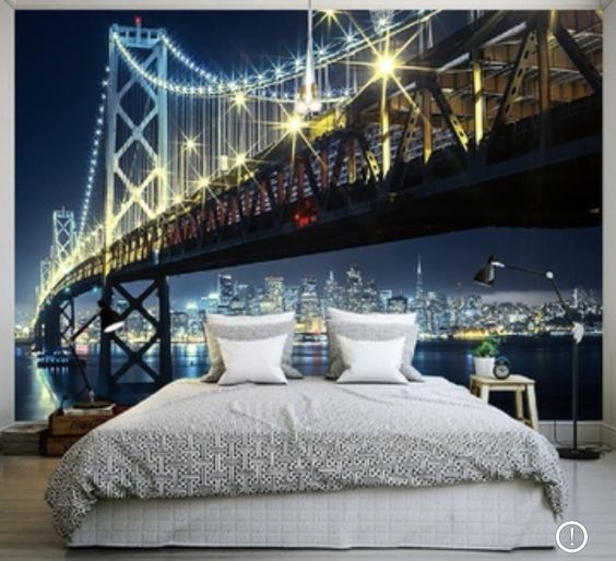 Фото № 17: Обои с изображением города: 33 примера в интерьере