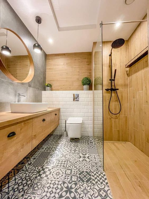 Фото № 20: Имитация кирпичной кладки с помощью обоев под кирпич: недорого и эффектно 