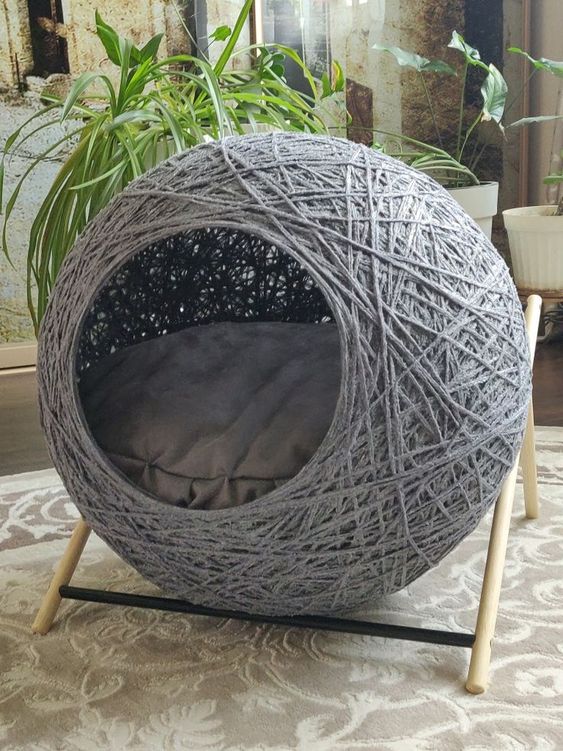 Фото № 12: Стильные домики для кошки, которые украсят домашний интерьер: 15 примеров от ReRooms