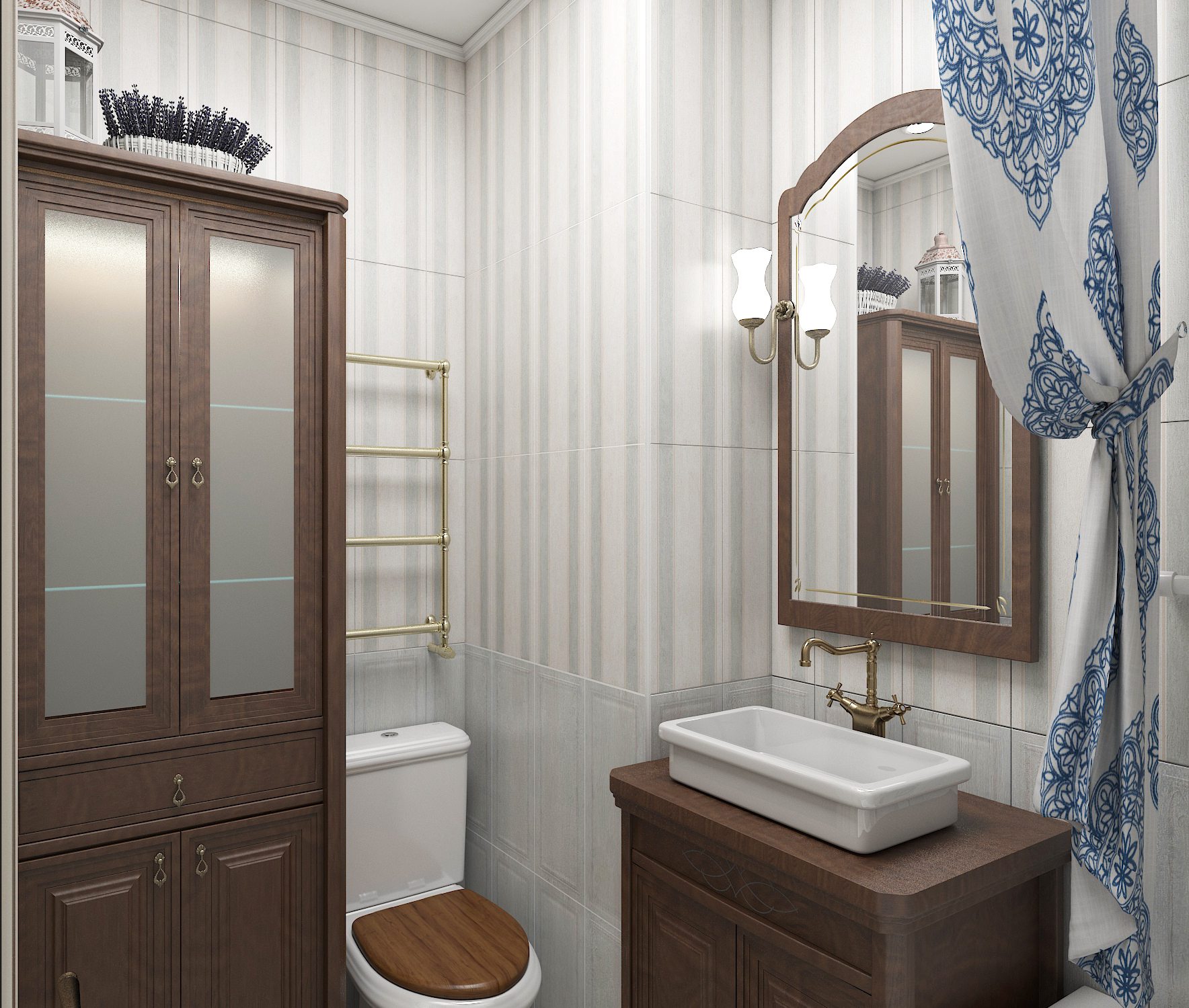 Фото № 7: Полосатые обои в интерьере разных стилей: 15 фото