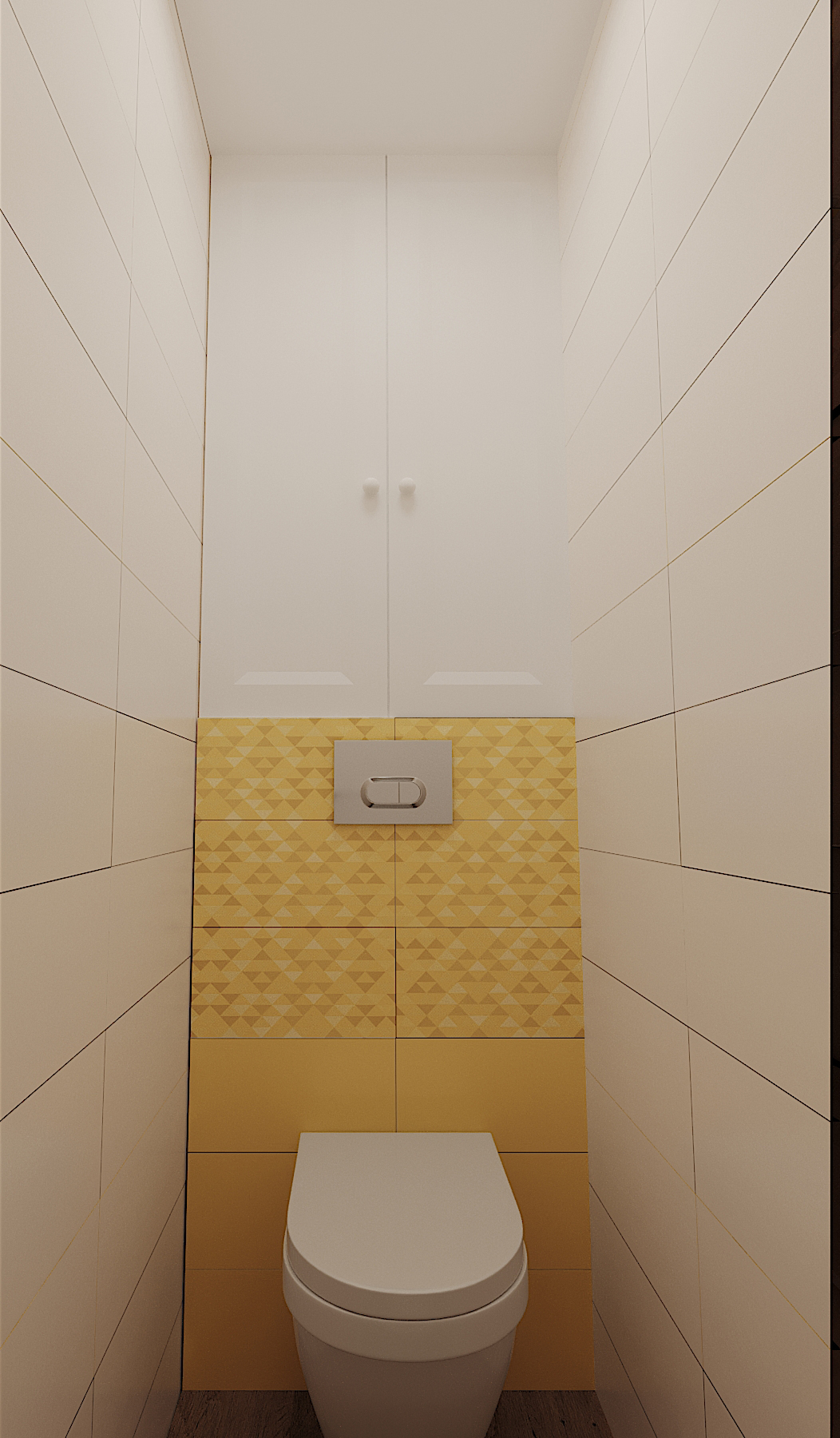 Фото № 1: Не дайте пропасть свободным метрам: 11 идей использования стены над унитазом