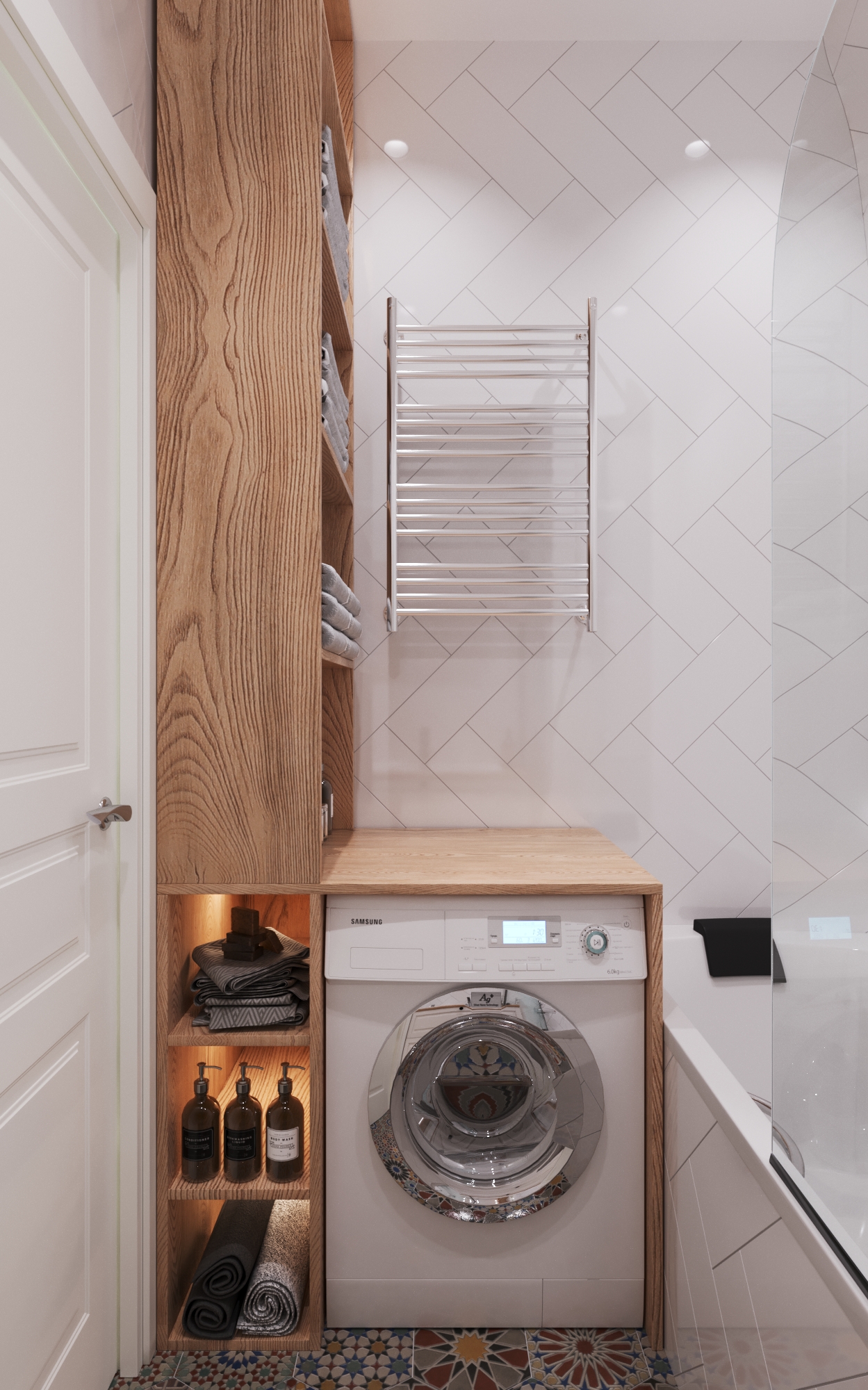 Фото № 6: Как обновить интерьер ванной комнаты без капитального ремонта: 7 идей