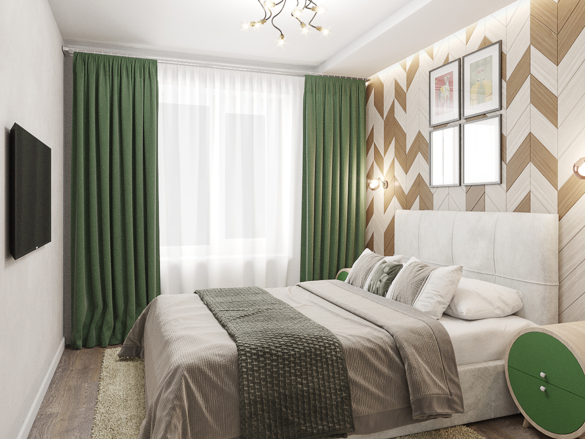 Фото № 9: Дизайн трехкомнатной квартиры в панельном доме серии П-44Т