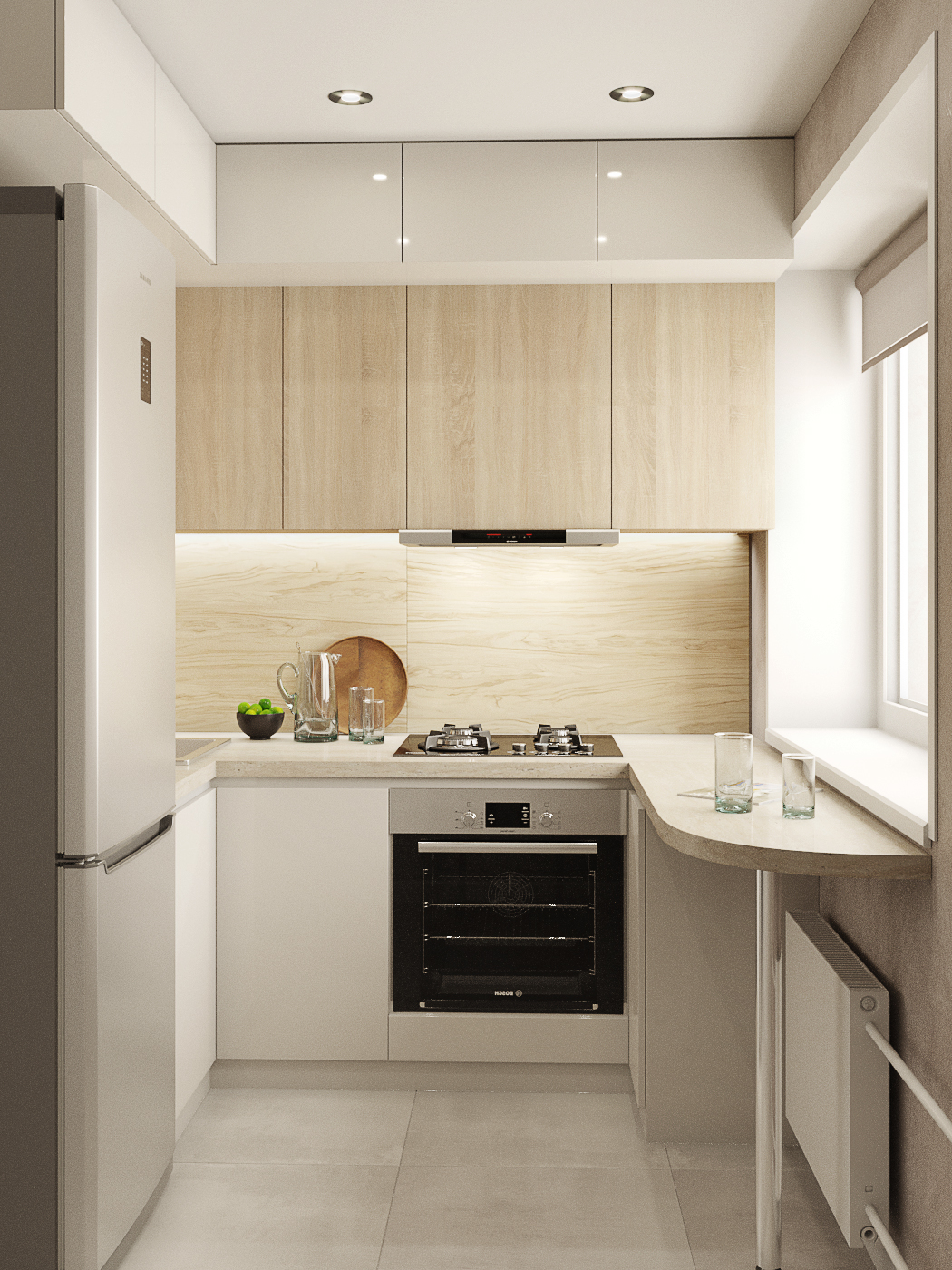 Фото № 10: Дизайн трехкомнатной квартиры в панельном доме серии П-44Т