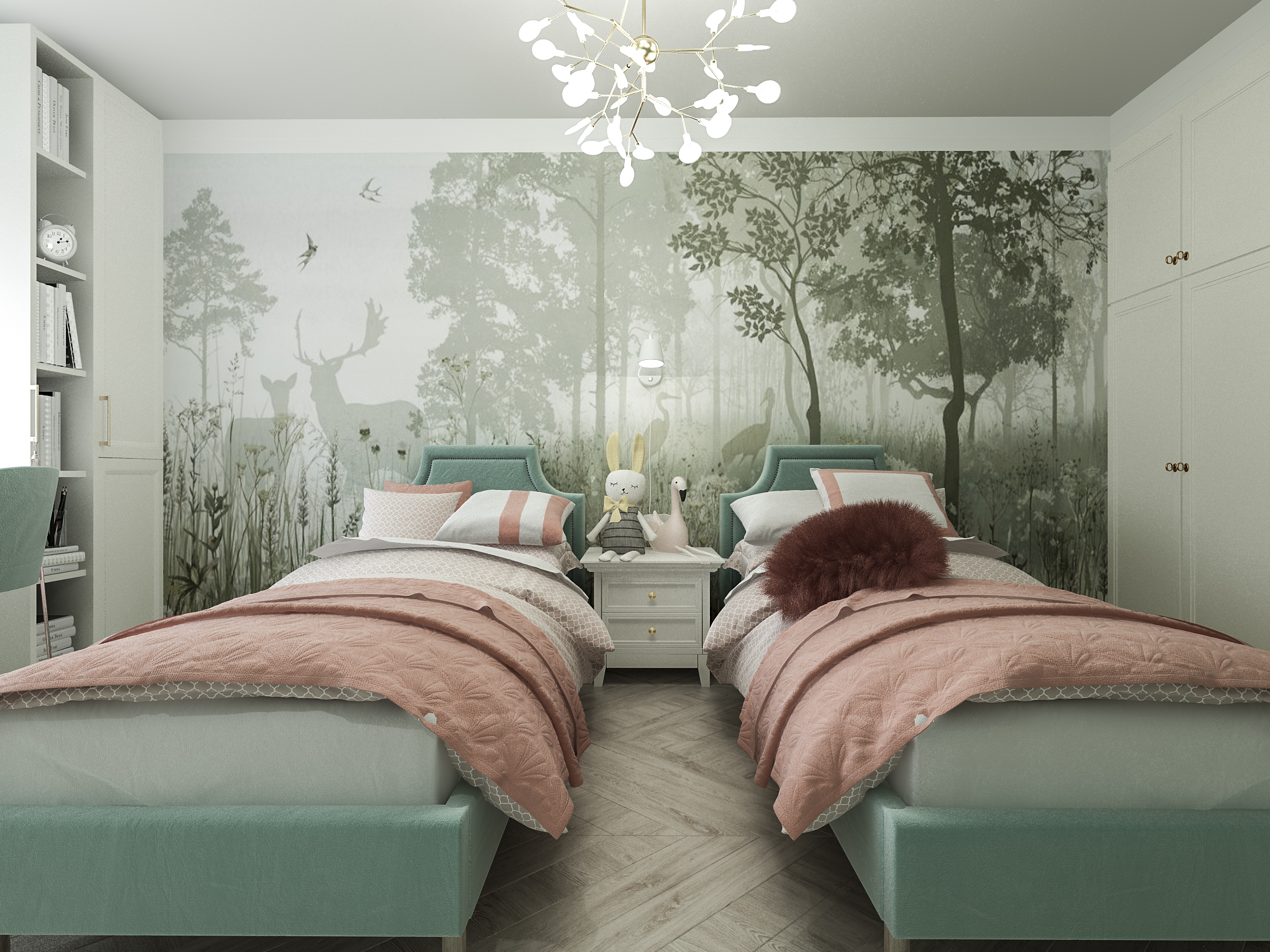 Фото № 4: Обои с птицами в интерьере: фотообзор лучших примеров