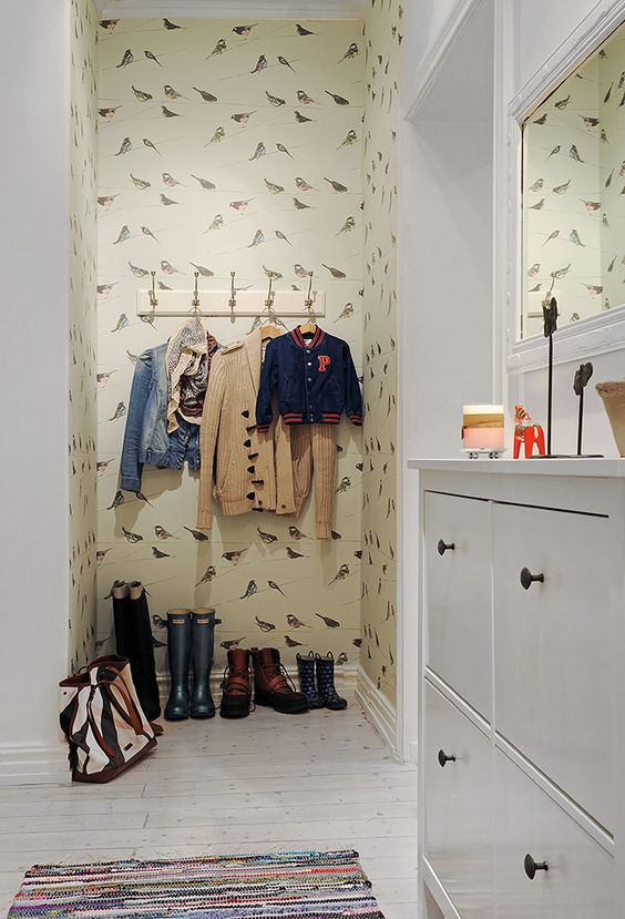 Фото № 27: Обои с птицами в интерьере: фотообзор лучших примеров