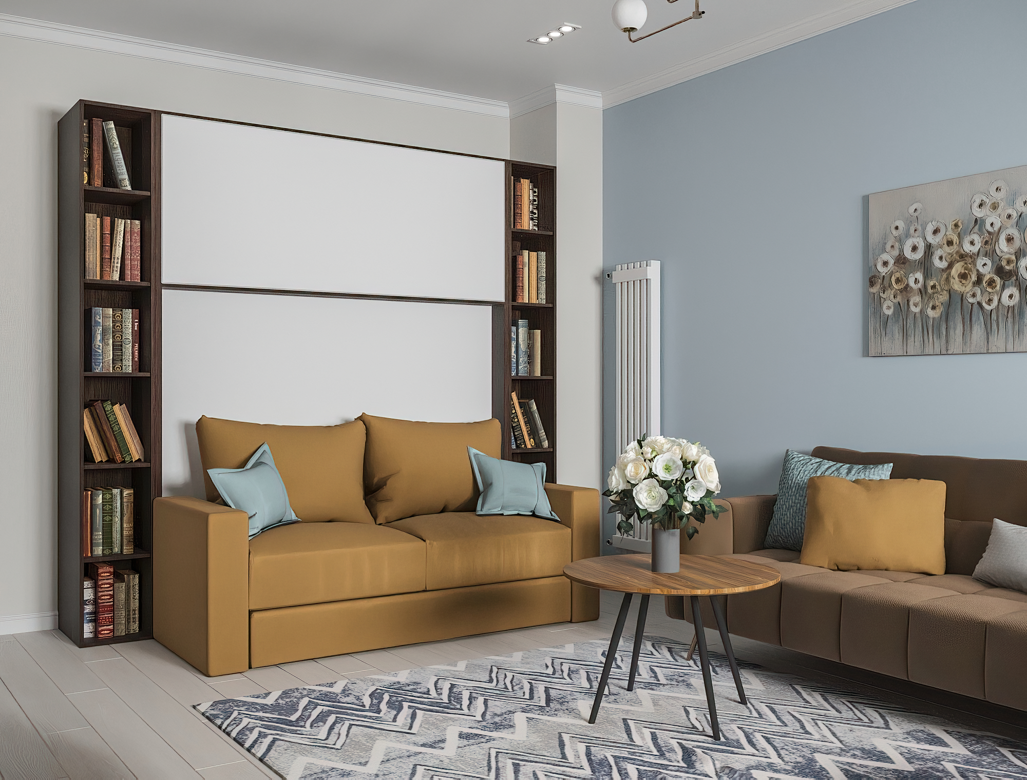 Фото № 4: Домашняя библиотека: как оформить, где найти место — 12 отличных идей