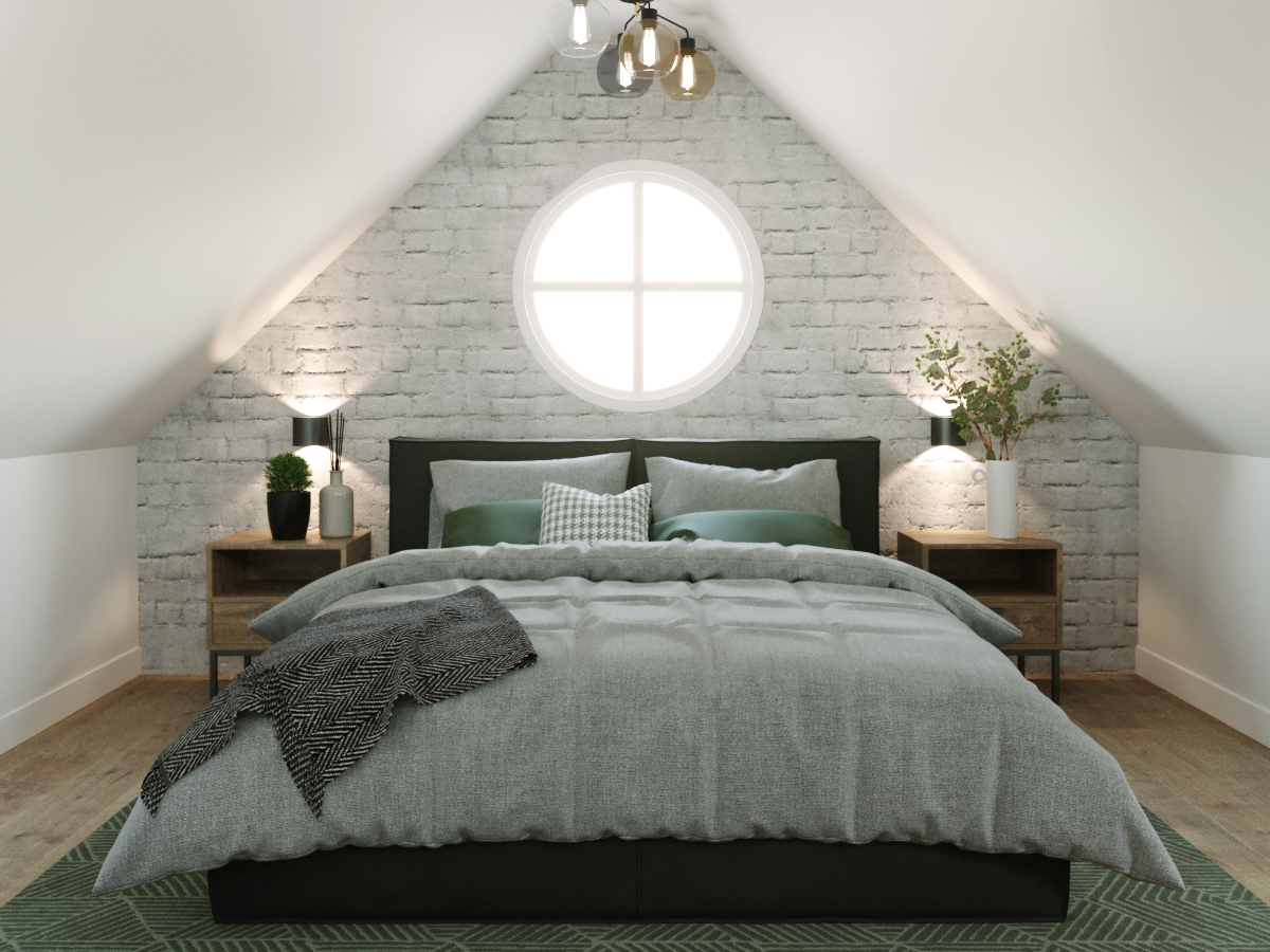 Фото № 13: 22 стильных интерьера с обоями под камень