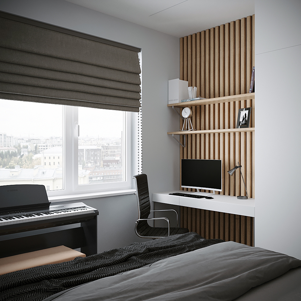 Фото № 5: Как обустроить рабочий уголок в комнате: 15 советов