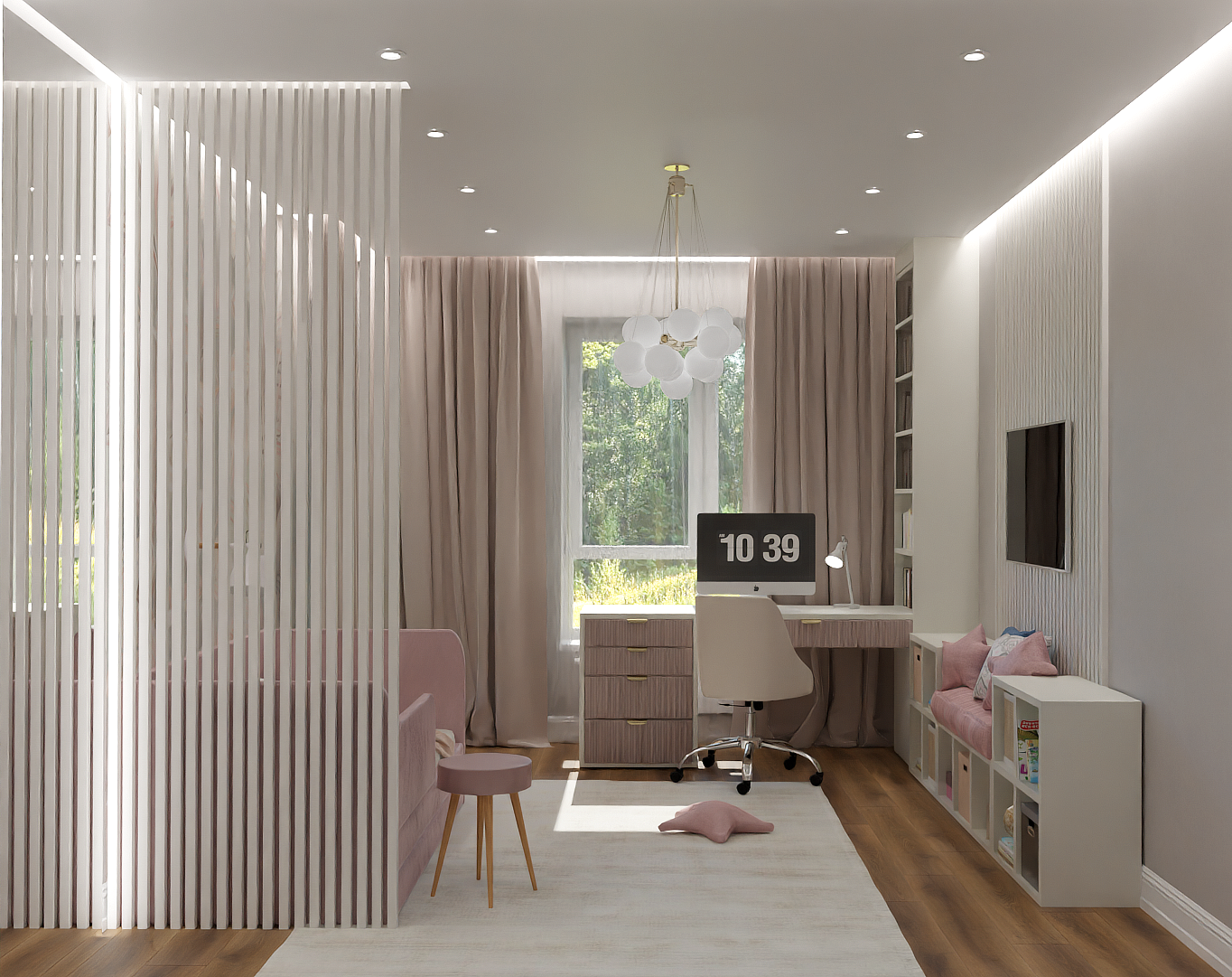 Фото № 10: Как обустроить рабочий уголок в комнате: 15 советов