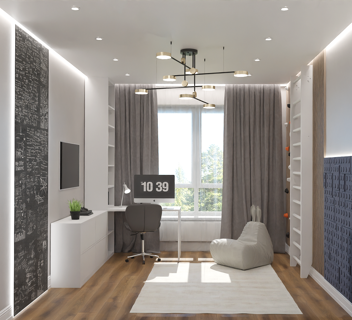 Фото № 13: Как обустроить рабочий уголок в комнате: 15 советов