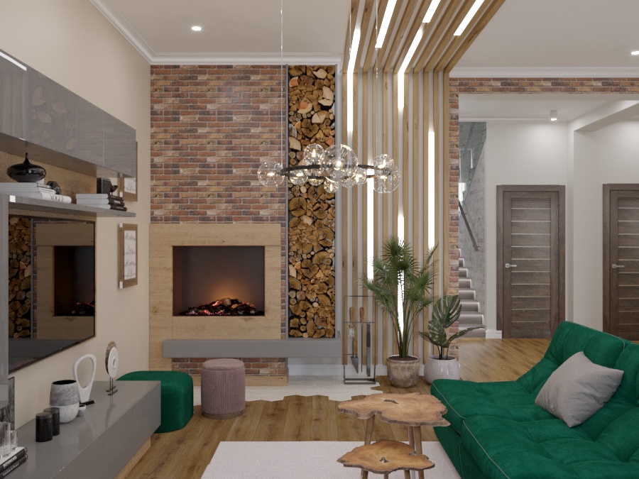 Фото № 14: Гостиные с камином: 12 завораживающих идей