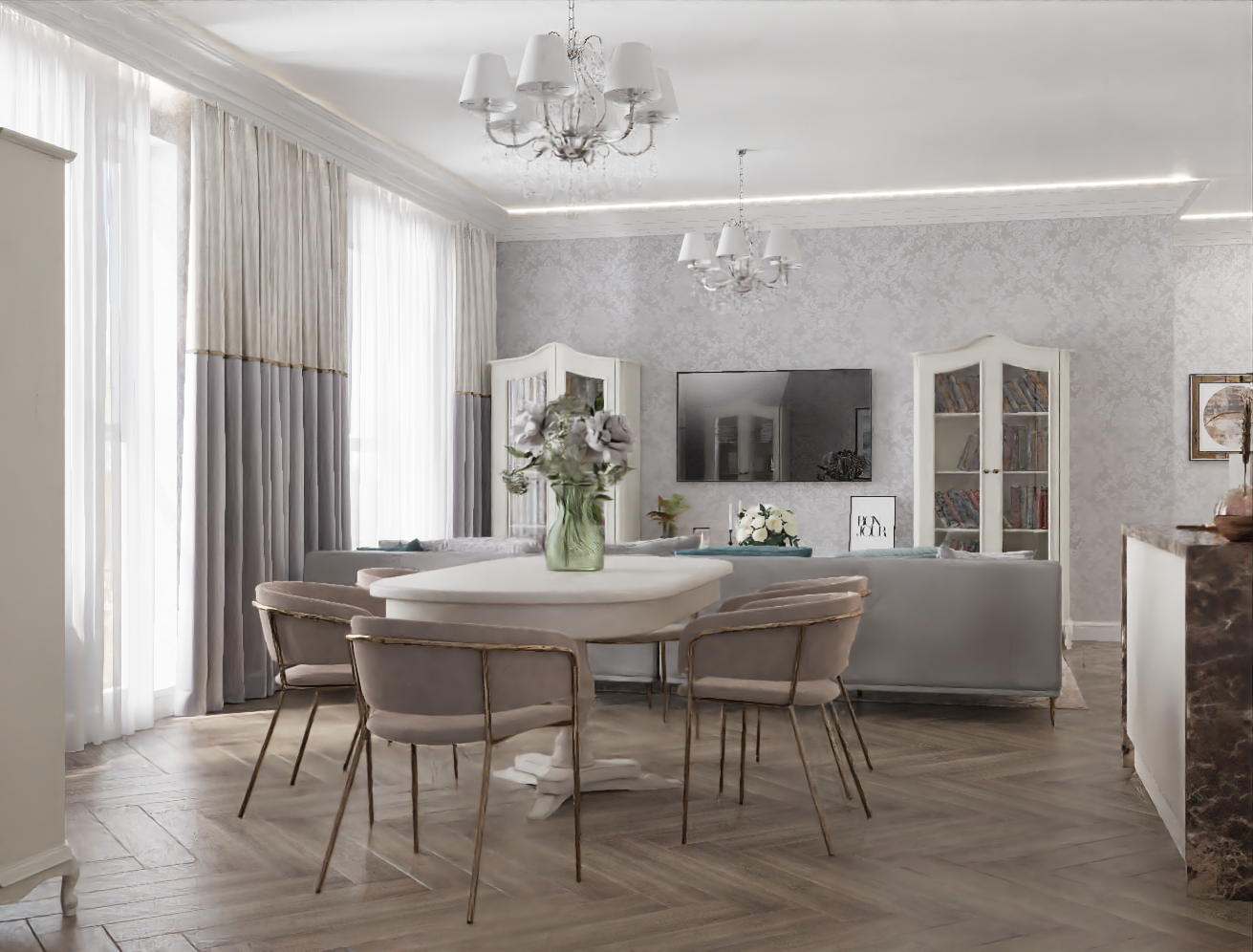 Фото № 15: Интерьер в викторианском стиле — характерные черты и описание