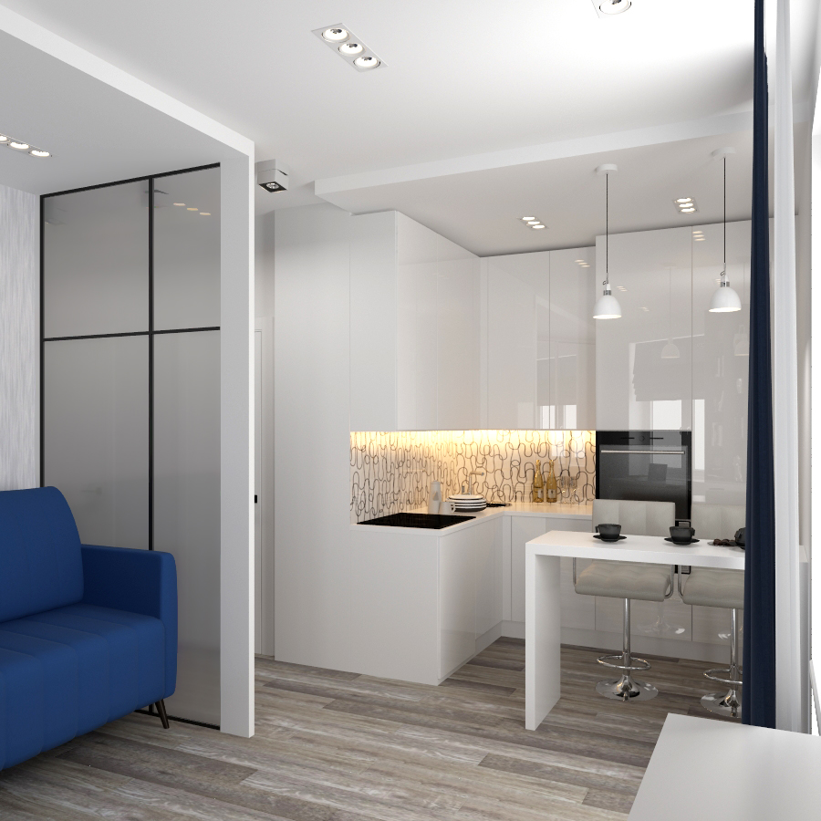 Фото № 6: 10 вариантов п-образной кухни 