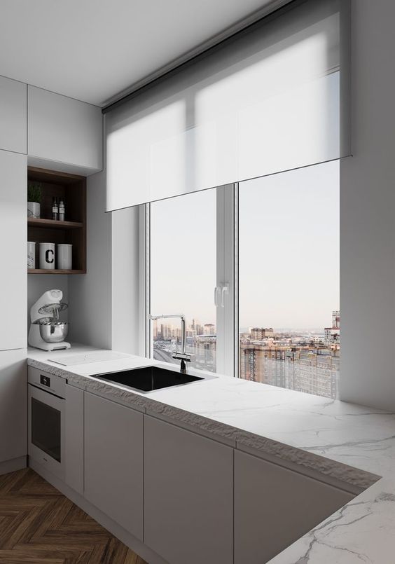 Фото № 4: 10 вариантов п-образной кухни 