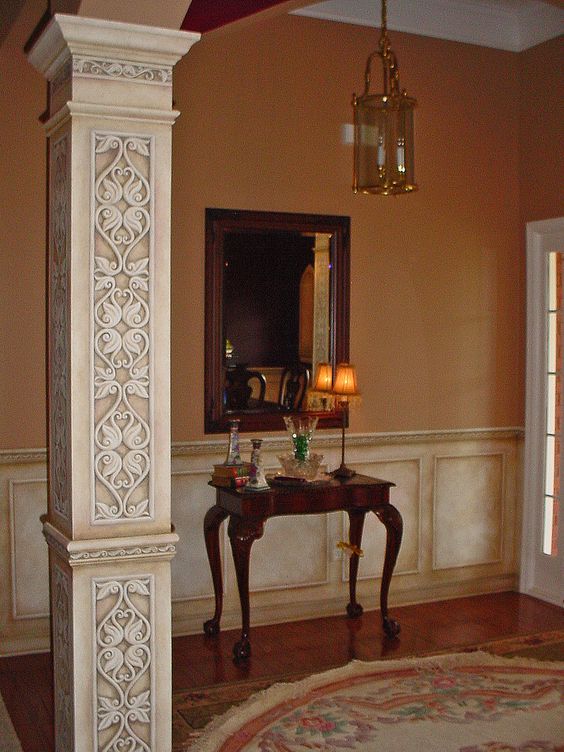Фото № 15: 15 советов по оформлению колонн в интерьере квартиры