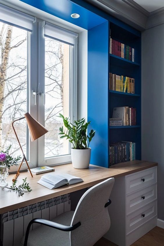 Фото № 10: Подоконник-столешница в интерьере: 15 удачных решений